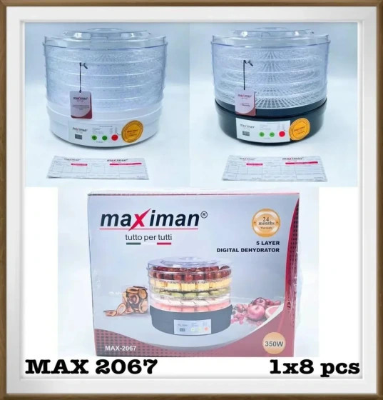 میوه خشک کن ۵ طبقه maximan